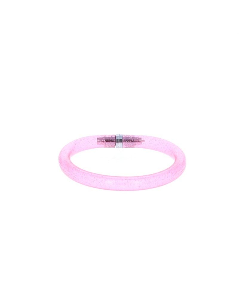 Bracelet stylo glitter rose