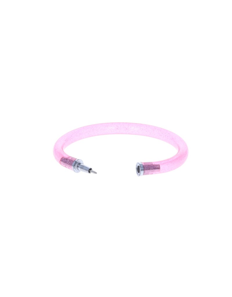 Bracelet stylo glitter rose