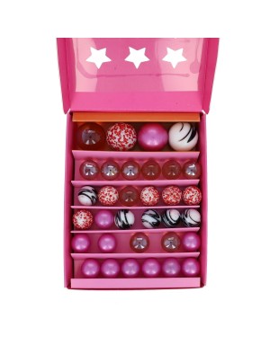 Coffret billes La bille en rose