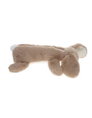Trousse lapin peluche