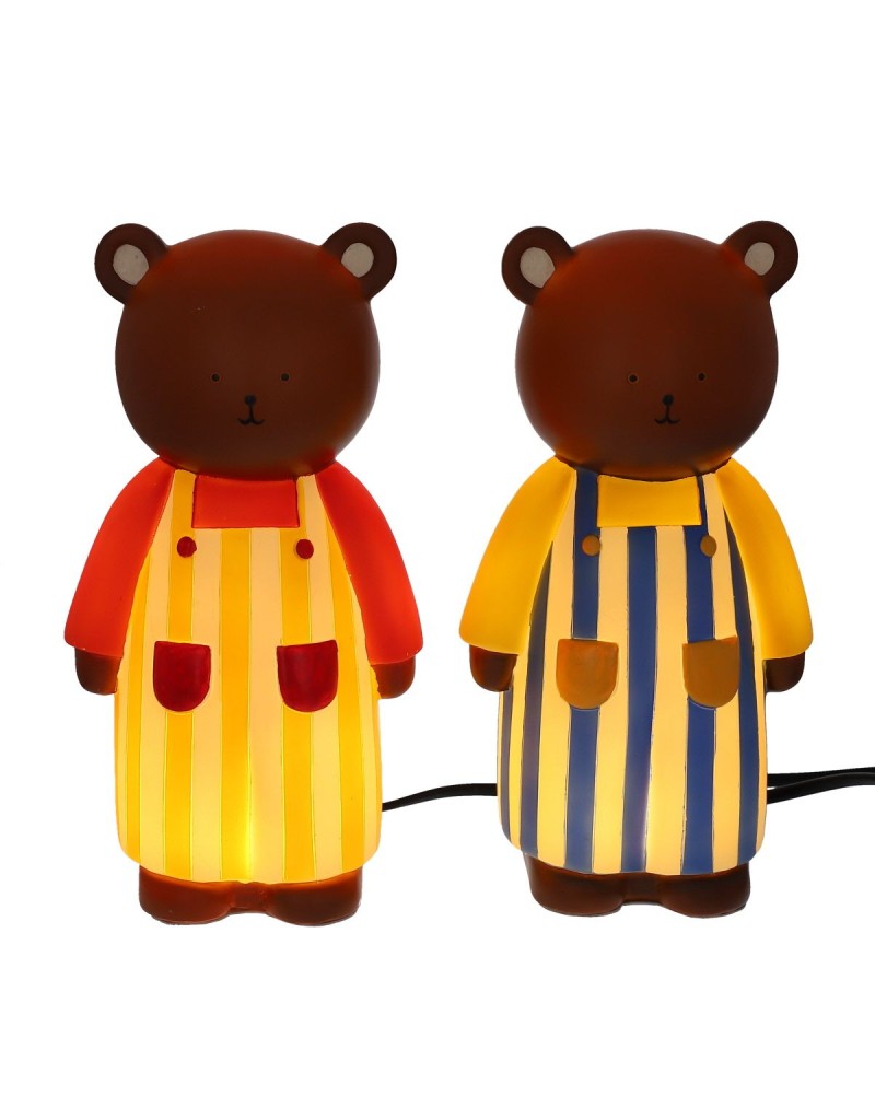 Lampe ours bleu
