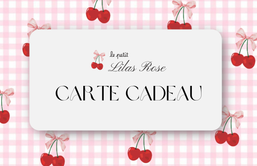 Carte cadeau Le petit Lilas Rose